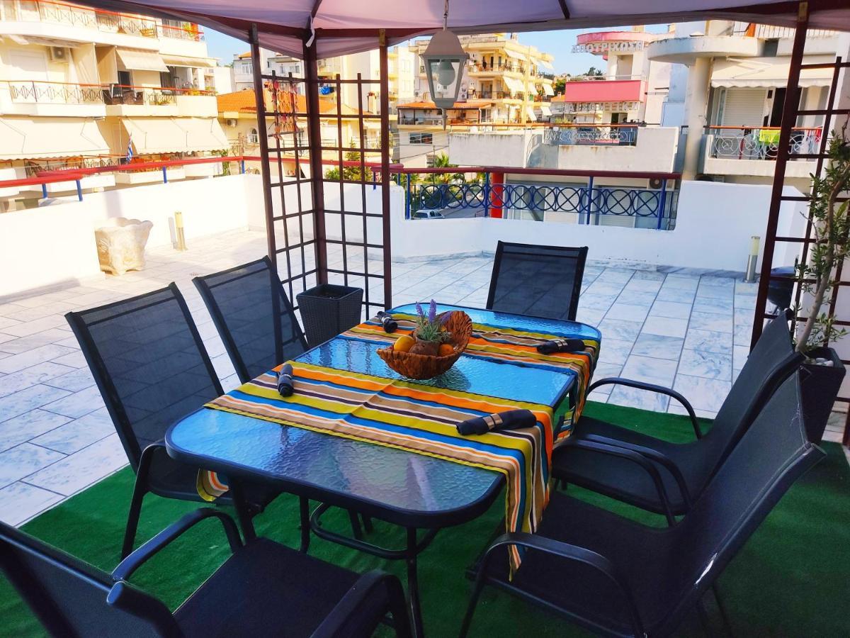 Peraía Golden Sky 1 Apartment מראה חיצוני תמונה