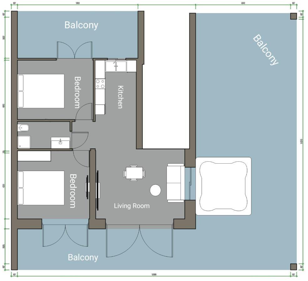 Peraía Golden Sky 1 Apartment מראה חיצוני תמונה
