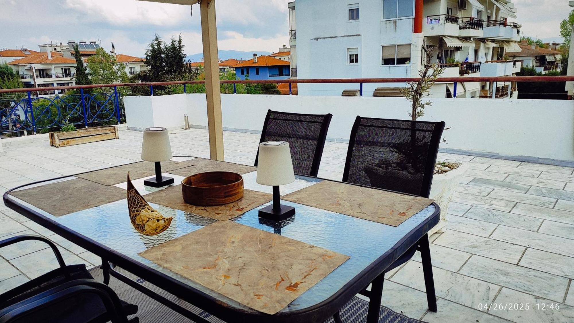 Peraía Golden Sky 1 Apartment מראה חיצוני תמונה